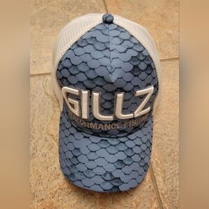 Gillz Brand fishing trucker snapback Blue  white new